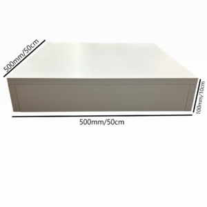 Window Display Plinth 500x500x100mm - White