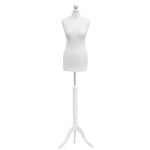 Female Tailors Dummy Bust Size 10/12 - White