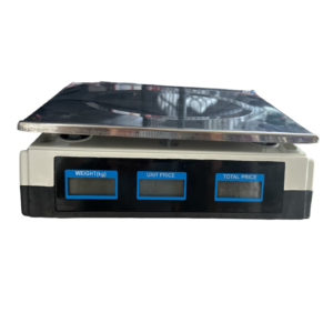 ACS-30 40kg/5g Digital Price Computing Scale UK Plug Grey/Chrome
