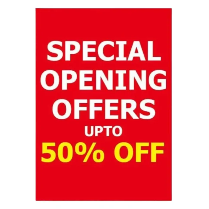 Special Opening Offers dimension