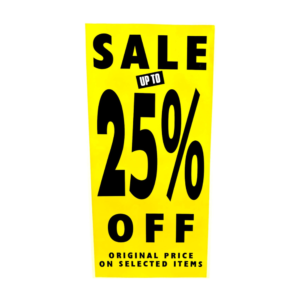 SALE Up to 25% OFF -Yellow