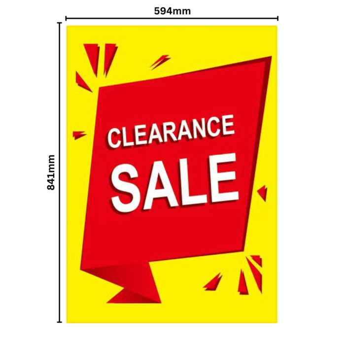 Clearance Sale A1 Poster