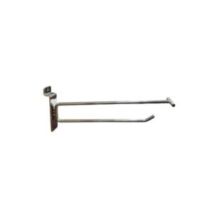 Single Prong Slat Hook with Overhead Arm for Price Ticket - 15cm