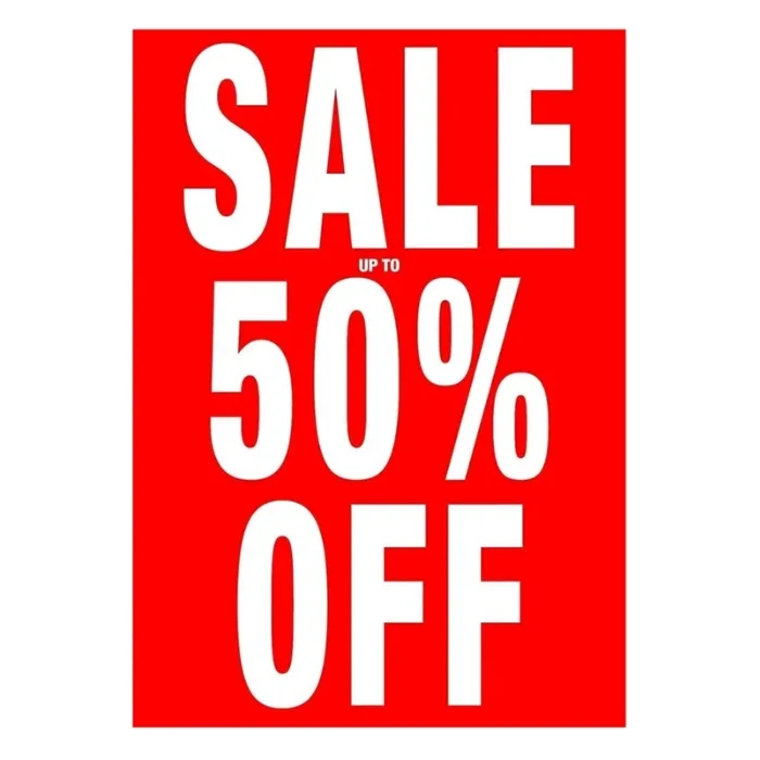 SALE UP TO 50% OFF A1 Poster