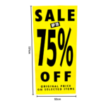 SALE Up to 75% OFF -Yellow