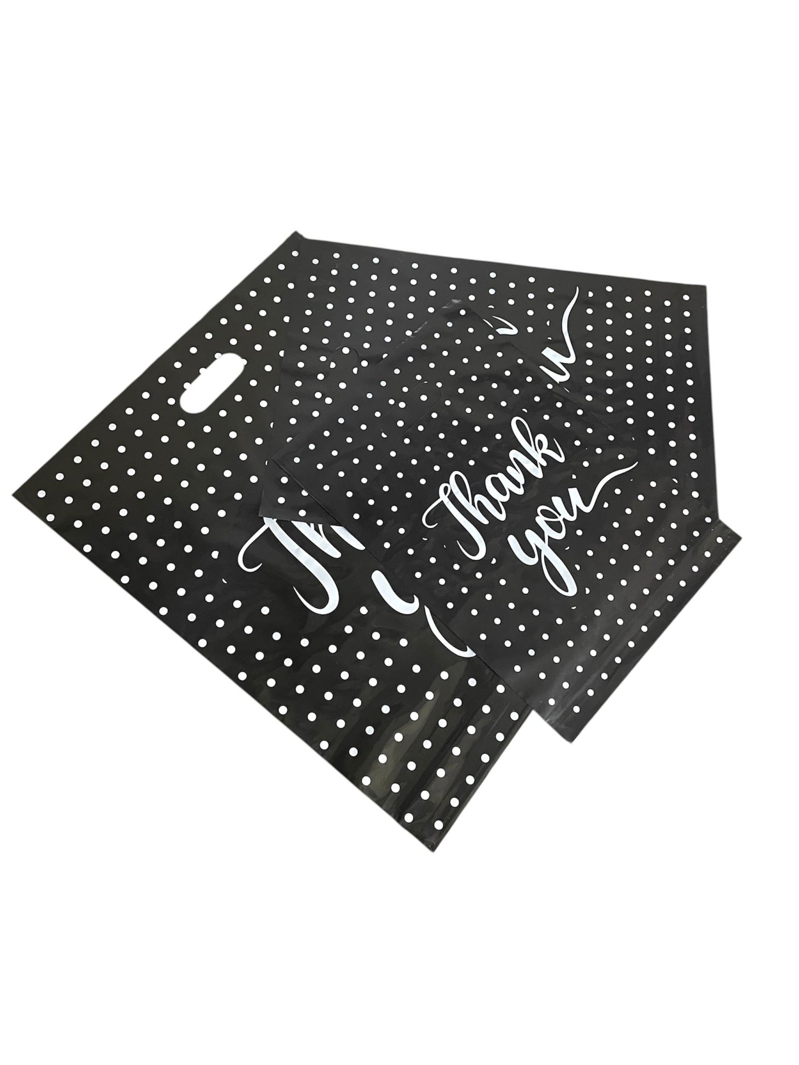 1/8 Medium Thank You Plastic Bag - Sunshine Supply