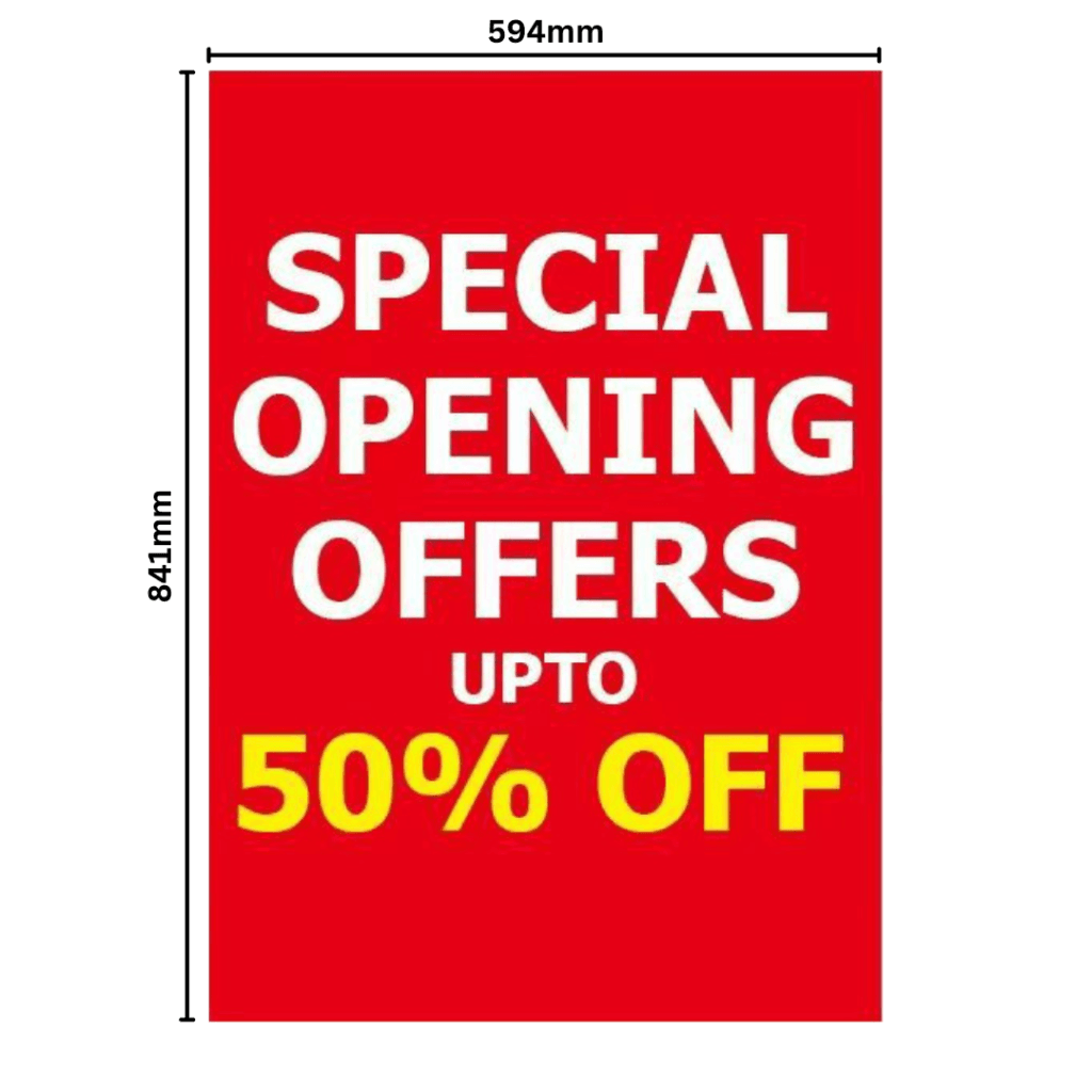 Opening Offer Text Special Opening Offers: Up To 50% Off! - Boost Sales With Discount ...