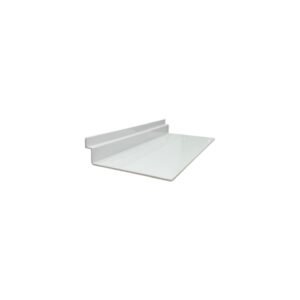 Flat Slatwall Shelf 250mm (W) x 100mm (D) - White