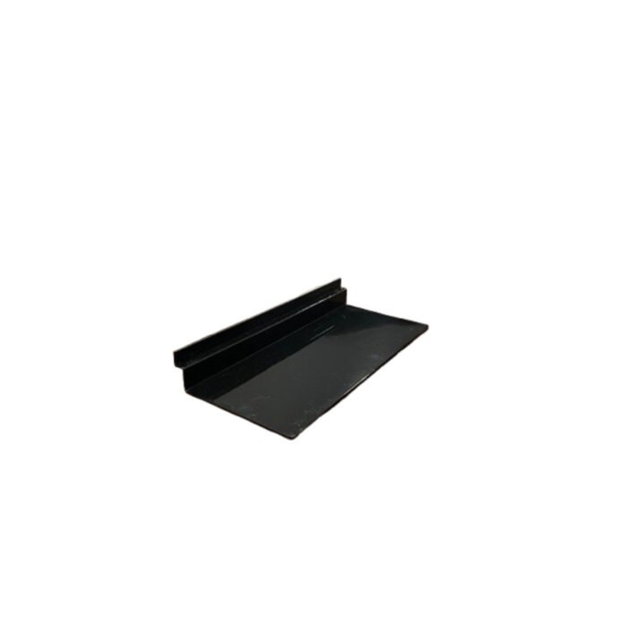 Flat Slatwall Shelf 250mm (W) x 100mm (D) - Black