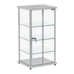 Silver Aluminium Display Cabinet
