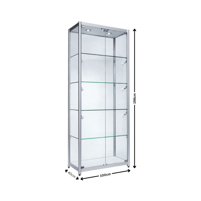 aluminium-tower-showcase-with-single-door-198cm-x-100cm-x-40cm-medium