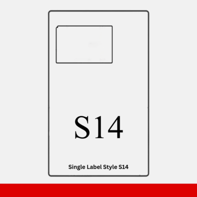 S14 Integrated Labels – 110x60mm Shipping Labels