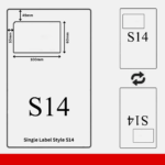 S14 Integrated Labels – 110x60mm Shipping Labels