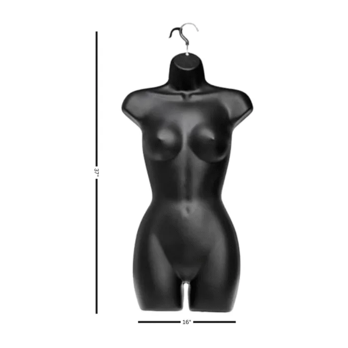 Female Hanging Foam Dimensions