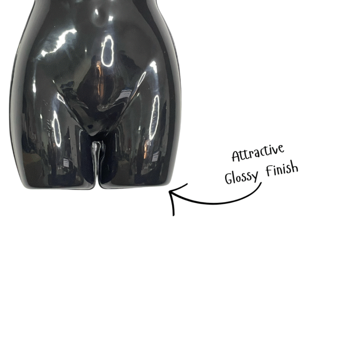 Black Gloss Female Hanging Body Form