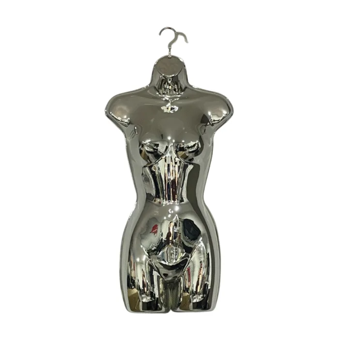 Chrome Gloss Female Hanging Body Form