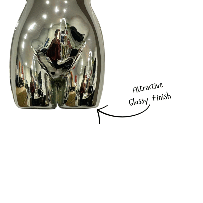 Chrome Gloss Female Hanging Body Form
