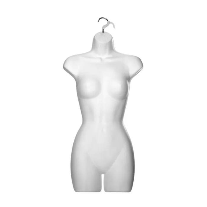 White Female Hanging Body Form