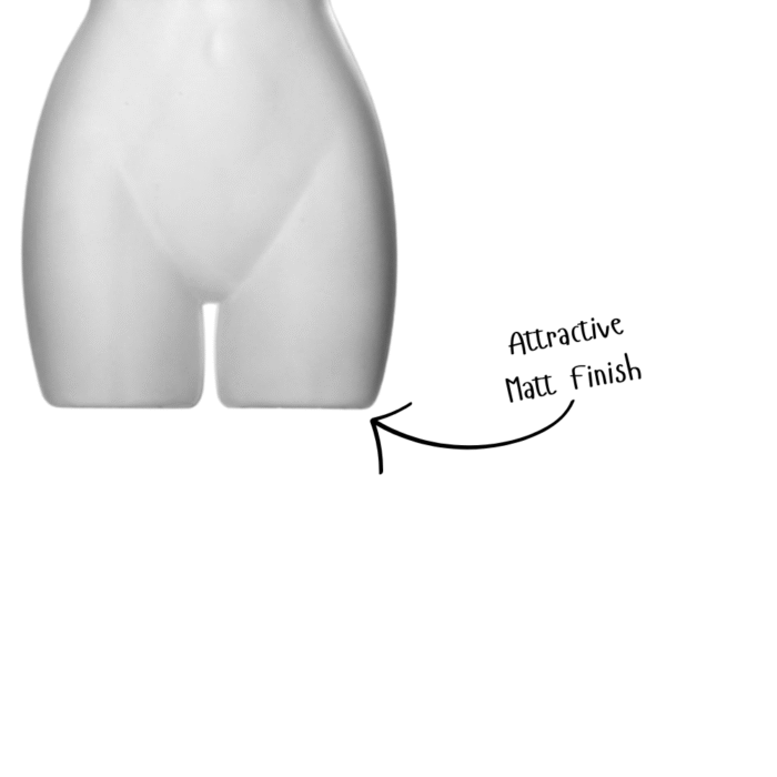 White Female Hanging Body Form