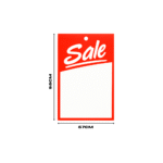 Medium Red Sale Hanger Tickets