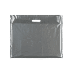 Large Plastic silver carrier bags – bulk plain red carrier bags for retail and events