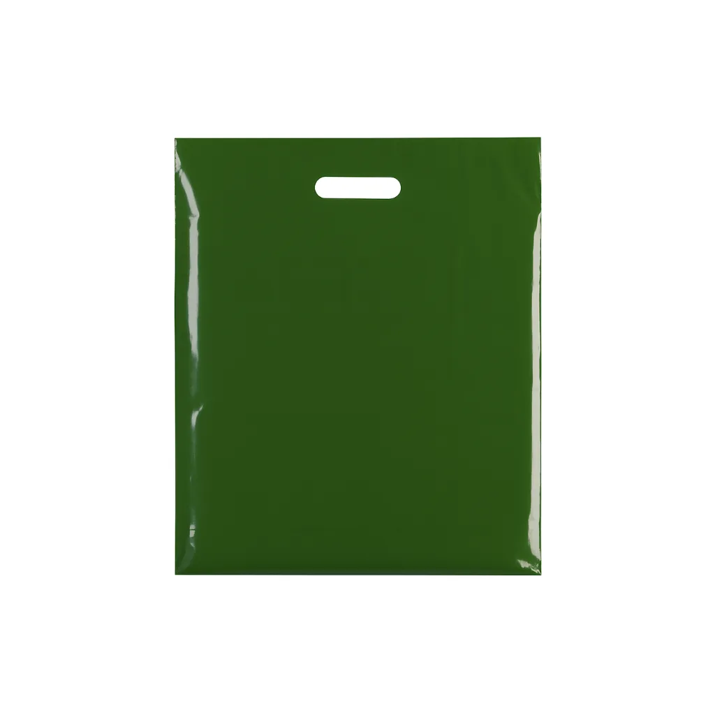 Small Plastic Harrods green carrier bags – bulk plain green carrier bags for retail and events