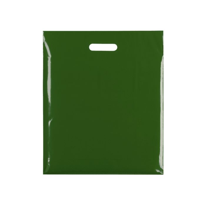 Medium Plastic harrods green carrier bags – bulk plain green carrier bags for retail and events