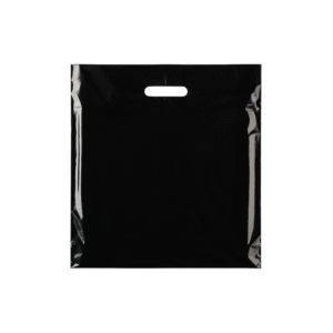 Small Plastic black carrier bags – bulk plain black carrier bags for retail and events