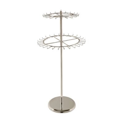 Chrome Two Tier Revolving Tie and Belt Rail