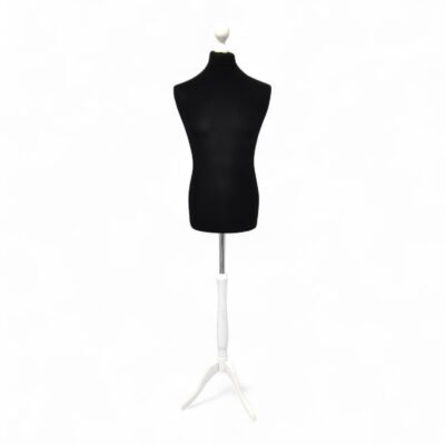 Male Tailors Mannequin Bust – Size 40 Black
