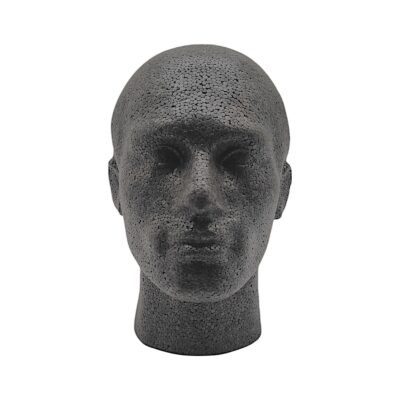 Male Black Polystyrene Head