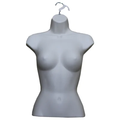 White Female Hanging Half Body Form – H595mm