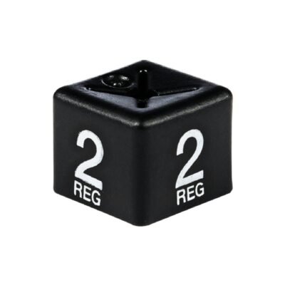 White on Black Size Cubes '2 reg'