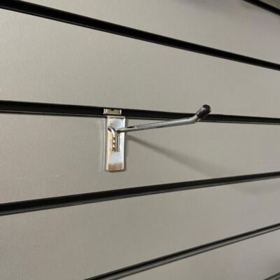 15cm Chrome Slatwall Hook