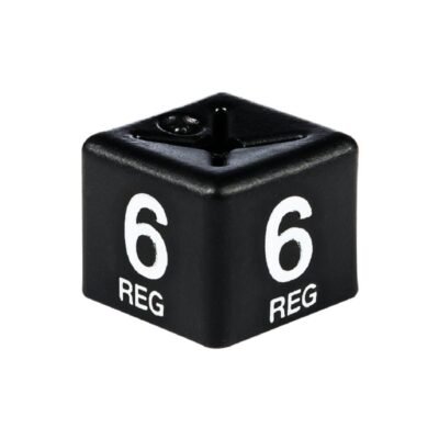 White on Black Size Cubes '6 reg'