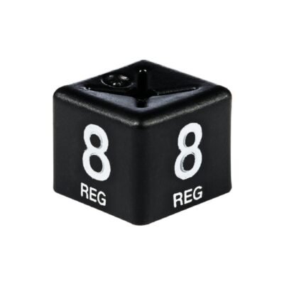 White on Black Size Cubes '8 reg'