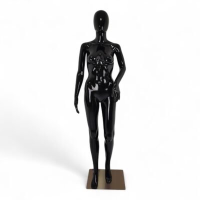 High Quality Luxury Glossy Black Female Mannequins FE-3B