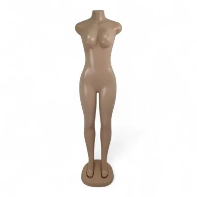 Female Mannequin – Flesh-Tone Plastic Display with Detachable Stand- F27