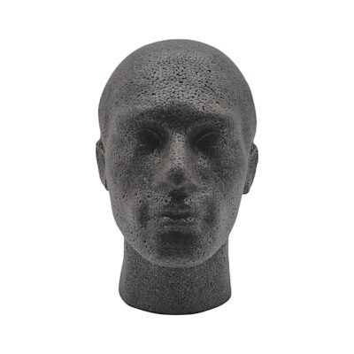 Male Black Polystyrene Head