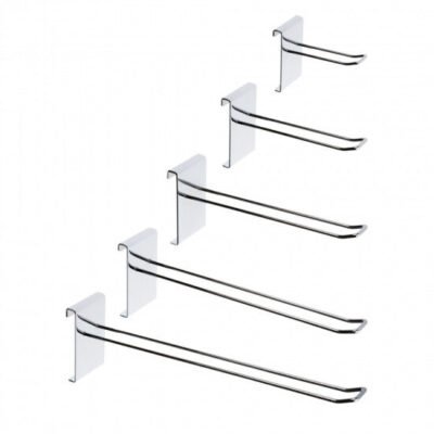 Mesh Panel(Grid Panel) Double Prong Hooks (Euro) Looped 5 Sizes