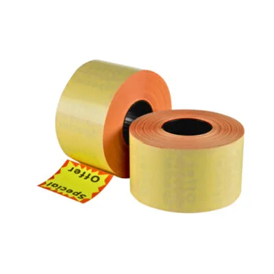 CT15 37x28mm Permanent Labels 'Special Offer' - Yellow Square