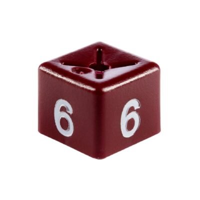 Maroon Size Cubes 'size 6'