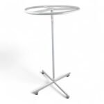 White 27 Inch Circular Clothes Rail