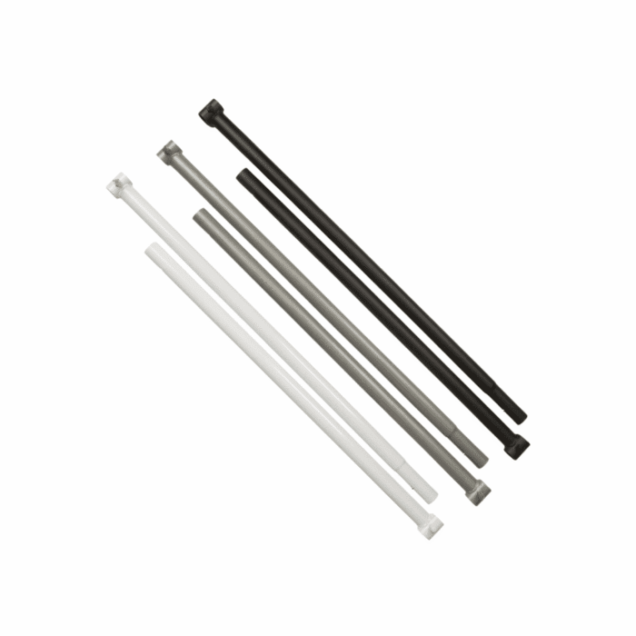 Compact design centre bar for heavy-duty clothes rail – 5ft and 6ft options in black, silver, and white