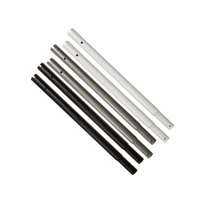 Compact design height extensions for heavy-duty clothes rail – 12”, 18”, 24” options