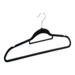 Black Velvet Adult Coat Hangers
