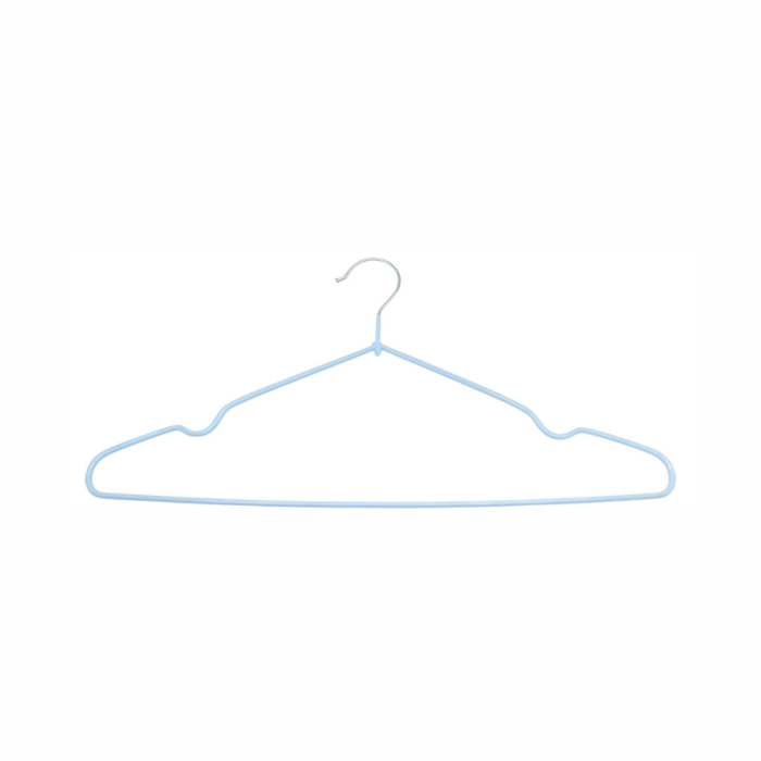 Non-Slip Metal Clothes Hanger with Rubber Coating – 40cm