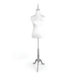 White Lace Female Mannequin Torso