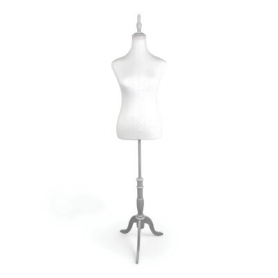 White Lace Female Mannequin Torso