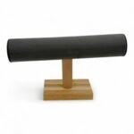 Wooden Grey T-Bar Watch Stand